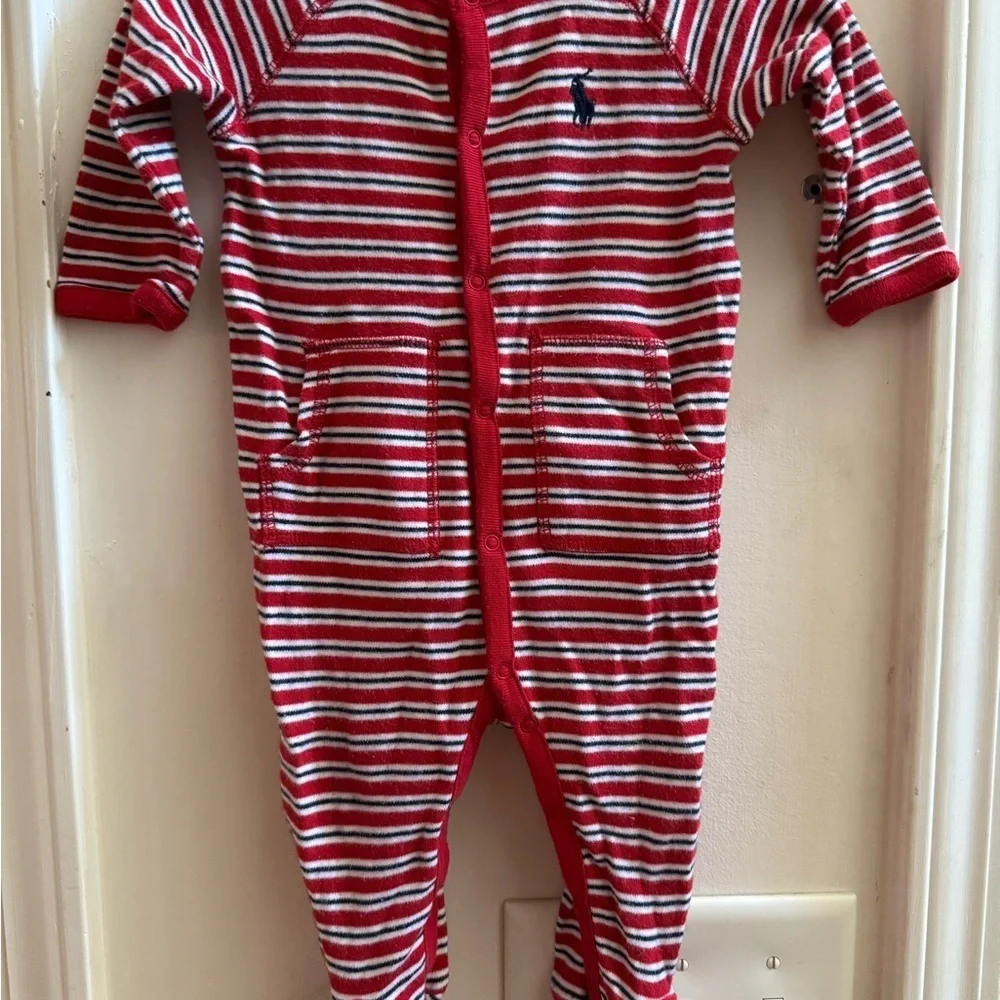 Ralph Lauren Footed Romper